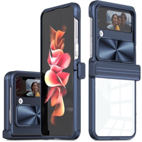 Étui à rabat pour Galaxy Z avec 4 charnières et protection pour l'appareil photo (1/5)