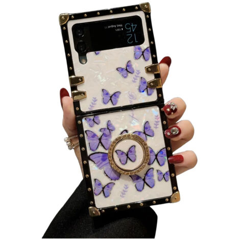 Coque papillon pour Samsung Z Flip 4/Z Flip 3 - Couleurs disponibles - Madame (1/5)