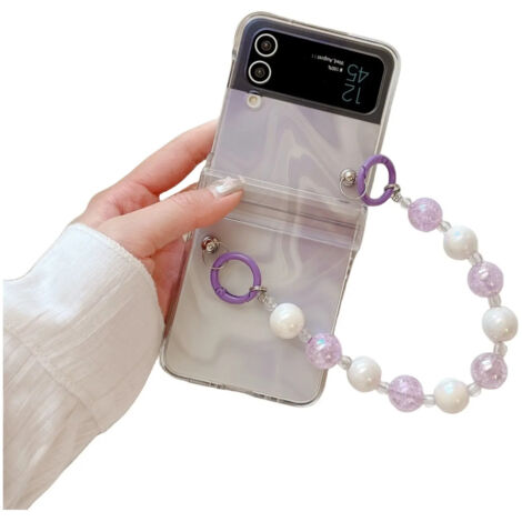 Coque de téléphone pour Samsung Z Flip 4 Z3 Star Chain pour filles (1/5)