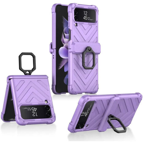Étui renforcé pour Samsung Galaxy Z4 Flip avec anneau (1/5)
