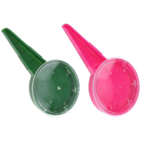 Lot de 2 pots à graines en plastique rose (1/5)