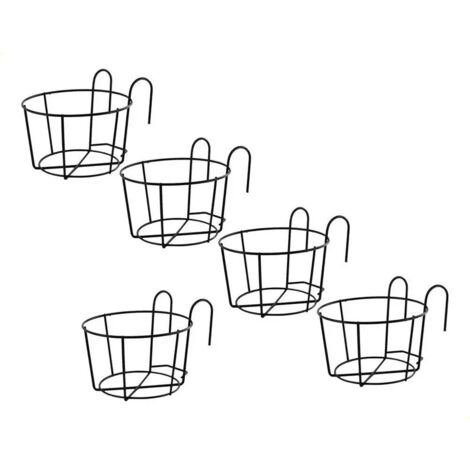 Livraison gratuite 5 supports suspendus pour plantes de balcon (1/5)