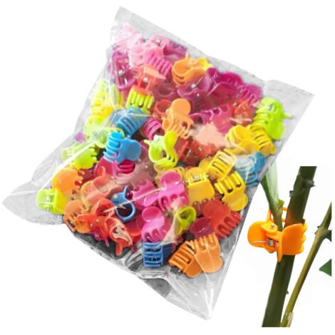 Clips pour plantes et tomates paquet de 100 supports (1/5)