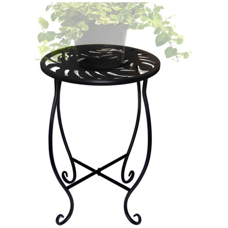 Support plantes en mtal de 15 pouces de haut Z (1/5)