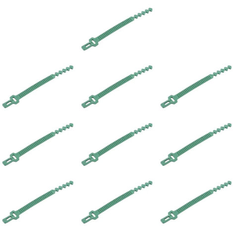 Lot de 10 attaches antidrapantes pour tuteurs de plantes (1/5)
