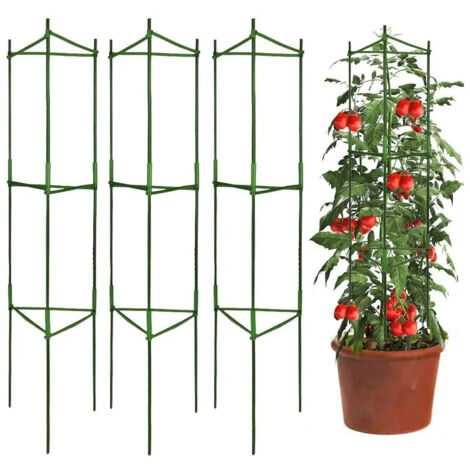 ensembles de cages tomates tuteurs pour tomates pour plantes de jardin (1/5)