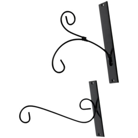 Support mural pour plantes en fer lot de 2 (1/5)