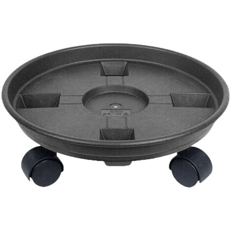 Support rond roulettes pour plantes en pot 33 cm (1/5)