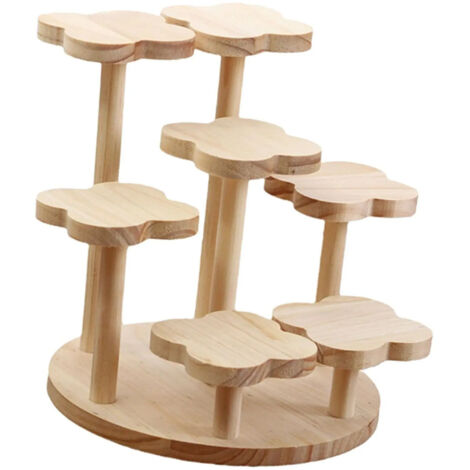 Support plantes de table en bois prsentoir dcoratif (1/5)