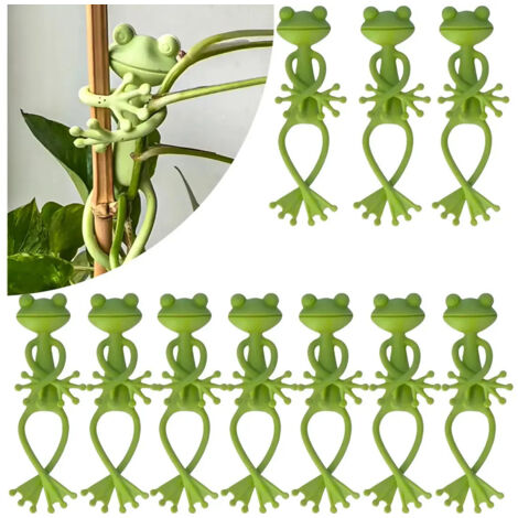 Support pour plantes en forme de grenouille lot de 10 (1/5)