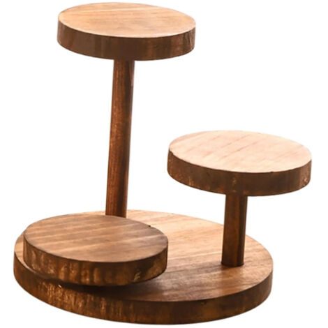 Prsentoir gteaux en bois support plantes (1/5)