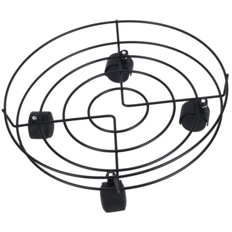 Support fleurs en fer avec roulettes support de 35 cm (1/5)