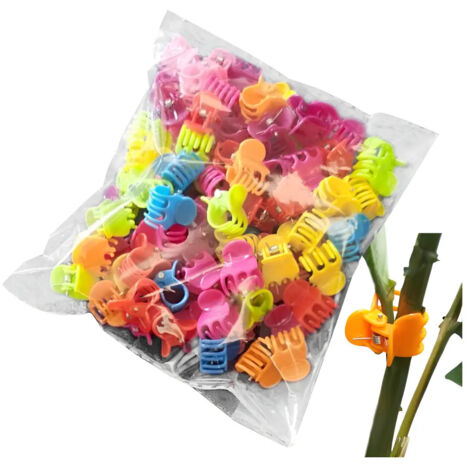 Clips pour plantes et tomates paquet de 100 supports (1/5)