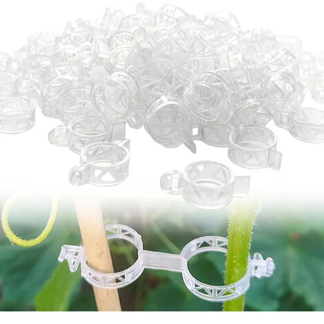 100 clips de fixation en plastique scuriss pour plantes (1/5)