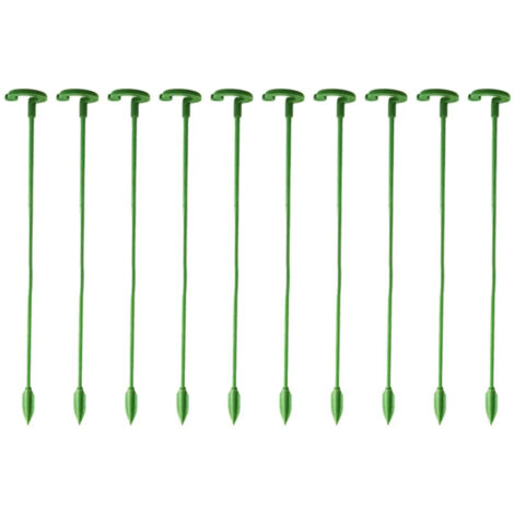 Lot de 10 supports fleurs pour plantes support de 17 cm (1/5)