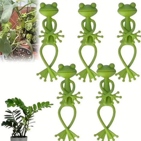 Lyp 10 Supports pour pots de fleurs verts mignons et stables avec (1/5)