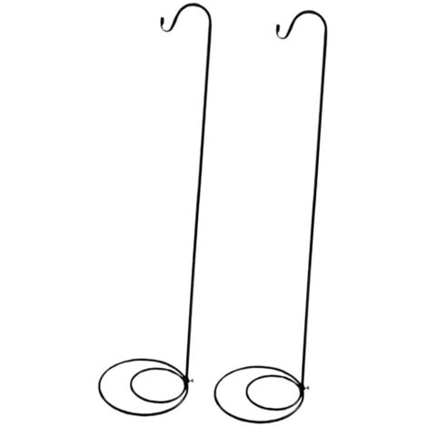 Prsentoir en forme de crochet de berger 2 units pour pots de fleurs (1/5)