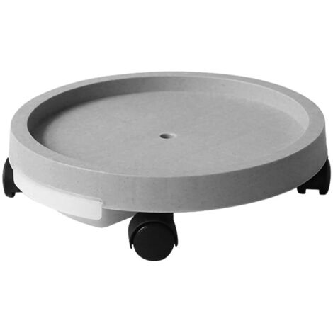 Support roulettes pour plantes en pot gris 244 cm (1/5)
