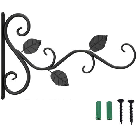 Support mural pour pot de fleurs avec crochet pour plante Fdfghj (1/5)