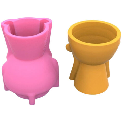 Pot en silicone portepinceau pot de fleurs artisanat (1/5)