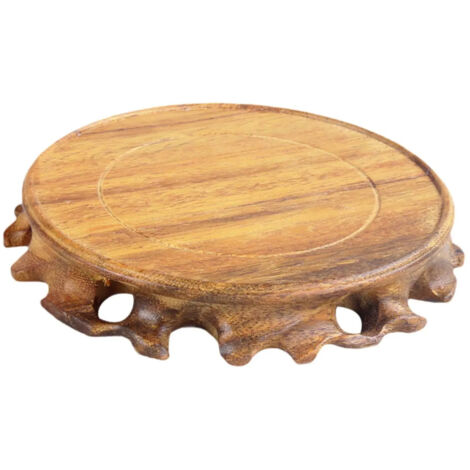 Socle en bois rtro pour la dcoration intrieure base de 8 cm (1/5)