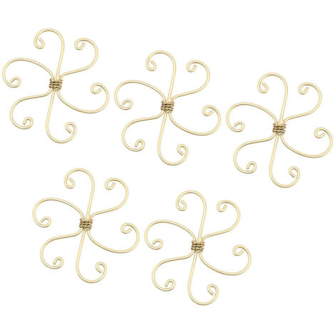 Supports de tige en fer 5 pices Accessoires pratiques (1/5)