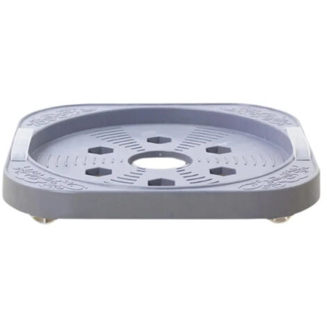 Base mobile pour bouteille de gaz L avec poignes base grise Z (1/5)