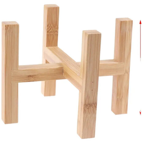 Support en bois pour pots de fleurs et bonsas (1/5)