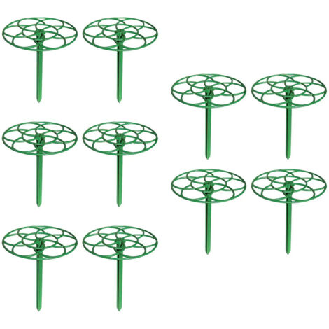 Lot de 10 supports pour plantes avec tuteurs pour grandes plantes (1/5)