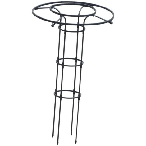Support pour plantes en pot avec treillis hauteur 120 cm (1/5)