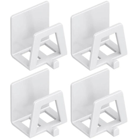 4 supports muraux pour couvercles de casseroles blancs (1/5)