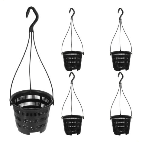 5 ensembles de jardinières suspendues, pots de fleurs décoratifs (1/5)