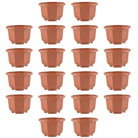 20 pots de fleurs, jardinières modernes, 13 cm x 7,5 cm (1/5)
