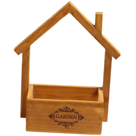Jardinière murale décorative en bois, pot de fleurs unique pour (1/5)