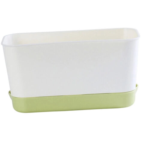 Jardinière de fenêtre pour jardin, petite jardinière, verte (1/5)