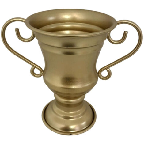 Pot de fleurs vintage en forme de trophée, créatif et pratique, par (1/5)
