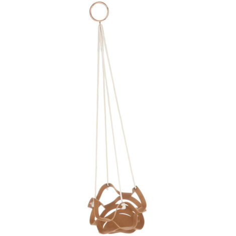 Suspension pour plante en macramé avec plusieurs couches de cuir, couleur M (1/5)