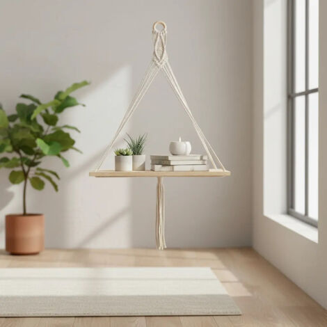 Jardinière suspendue de style bohème pour l'intérieur, avec F (1/5)