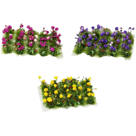Modèle de simulation statique de grappe de fleurs à 3 boîtes (1/5)
