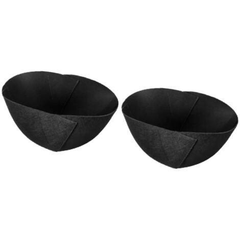 Doublure pour panier de pots de fleurs, 2 pièces, semi-circulaire, diamètre (1/5)