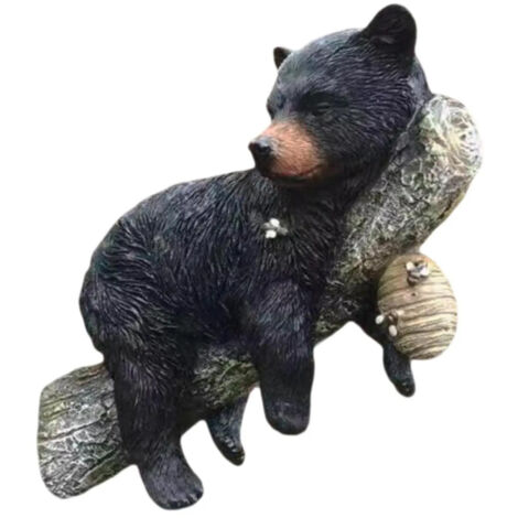 Ours dans un arbre, décoration de jardin, sculpture (1/5)