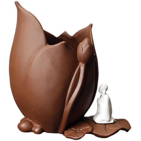 Pot de fleurs en forme de lapin, décoration de Pâques, blanc (1/5)