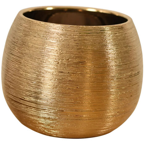 Jardinière suspendue, disque, boule, miroir, faite main, à arrosage automatique. (1/5)
