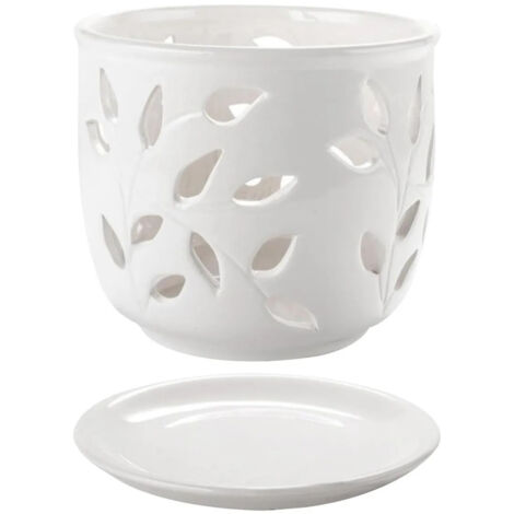 Plateau pour pot de fleurs avec bac à eau 19 cm (1/5)