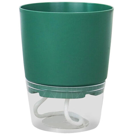 Pot de fleurs à arrosage automatique, lot de 5, vert, 10,8 x (1/5)