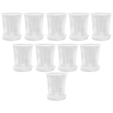 Filet de drainage pour pots de fleurs (4 pièces) (1/5)