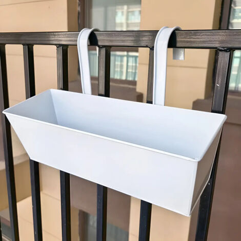 Ensemble de 8 pots de fleurs colorés avec plateau (1/5)