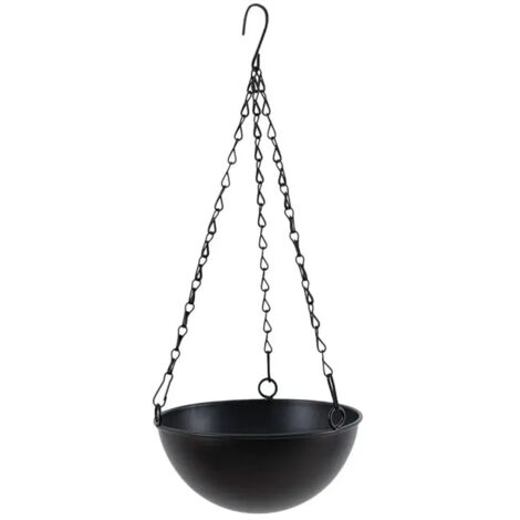 Lot de 3 supports muraux pour plantes suspendues, avec crochet et pot de fleurs (1/5)