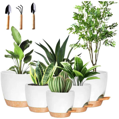 F/ Jardinière suspendue en rotin synthétique avec motif alvéolé.f (1/5)