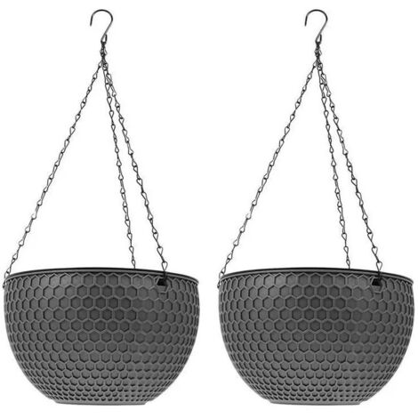 Plateau pour pot de fleurs avec bac à eau 19 cm (1/5)